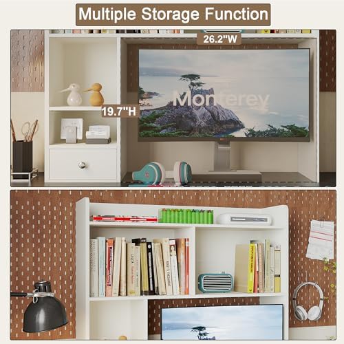 ChooChoo Desktop Bookshelf with Lights and 5 Shelves and 1 Drawer - Image 4