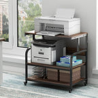 Fannova 32.3" Wide Extra Large Printer Stand with Adjustable Storage Shelf by Fannova