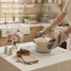 homing Faux Leather Heat Resistant Placemats 8 Packs - Image 3