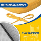 AAAAAcessories Chair Cushions for Dining Chairs, 17 x 16 x 2 in, Set of 2 - Image 5