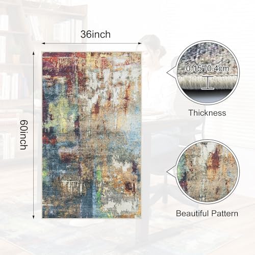 Anidaroel 36"x60" Chair Mat for Hardwood Floor, Anti-Slip Desk Chair Mat for Hardwood, Under Desk Rug for Rolling Chair, Low Pile Carpet Protector Mat for Office Chair - Image 6