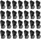 DTGN 150Pcs 6mm Magnetic Peg Hook Locks ABS Plastic, Black by DTGN