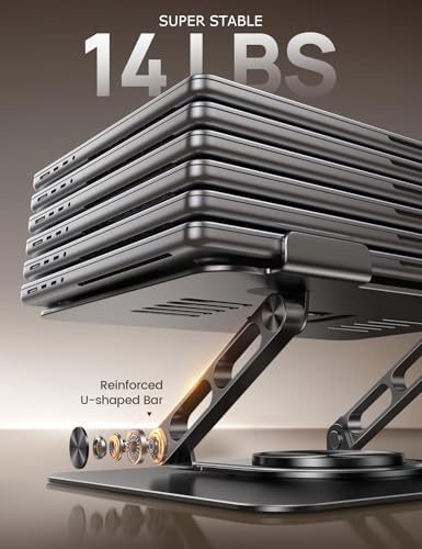 Lamicall Aluminum Laptop Stand for Desk for MacBook Neo Air Pro 10-17.3'' - Image 5