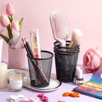 Henoyso 36 Pack Mesh Pencil Holder Wire Mesh Pen Cup Black Pen Holder for Desk Metal Pen Organizer Pencil Cup Marker Holder Makeup Brush Holders for Home Office Supplies Accessories - Image 3
