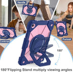 Scnioy for Galaxy Tab A11+ Plus / A9+ Case 11 Inch 2025/2023, Navy Rose - Image 5