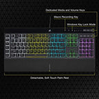 Corsair K55 RGB PRO Membrane Wired Gaming Keyboard – Black - Image 7