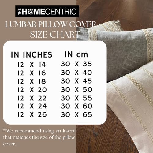 The HomeCentric Decorative Gold & Brown 12"x16" (30x40 cm) Lumbar Pillow Cover, Silk Textured & Pintucks Oblong Pillow, Abstract Pattern Modern Style - Alpine - Image 4
