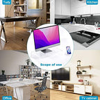 20"x10"x4" Acrylic Monitor Stand, Clear Laptop Riser with Bonus Phone Stand - Image 4