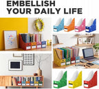 Jutom 32 Pcs Cardboard Magazine File Holders Organizer, Solid, Glitter - Image 6