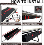 No Drill Under Desk Cable Management Tray, 36" Desk Cable Organizer - Image 6
