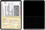 StoreSMART® - Black-Back Auto Insurance & ID Card Holders - 100 Pack - RFS20-BK100 by StoreSMART