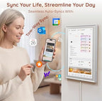 Ingnok Digital Calendar, No Subscription 15.6" Smart Family Planner - Image 3