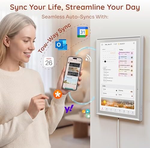 Ingnok Digital Calendar, No Subscription 15.6" Smart Family Planner - Image 3