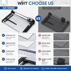 Rotary Paper Cutter, 15-Sheet A4 Paper Trimmer 360mm for Commercial Use - Image 3