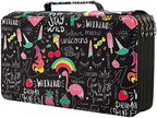 300 Slots Pencil Case 4-Layer Zipped Holder w/Handle by Lbxgap
