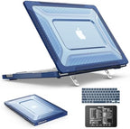 SEYMAC stock Case for MacBook Neo (A18 Pro) 2026 13 inch, Shock-Absorbing Protection with Folding Stand &Mouse Pad Case for MacBook Neo (A18 Pro) 2026 13 inch, Blue by SEYMACstock
