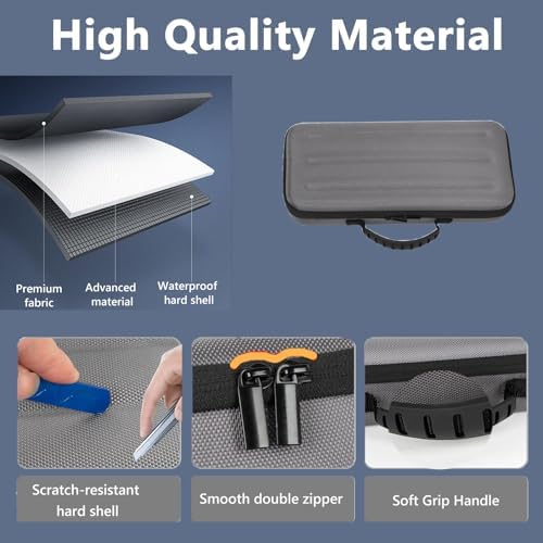 75% Keyboard Case, Hard Shell Travel Carrying Bag for Aula F75 - Image 3