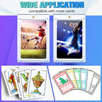 SATINIOR 80 Pcs 130 Pt Magnetic Card Holders 130 Pt Clear for Baseball - Image 6