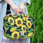 YOUSHARES 300 Slots Color Pencil Case - Pencil Holder with Handy Wrap & Zipper, Multilayer Holder for Prismacolor Colored Pencils & Gel Pen (Sunflower) - Image 5