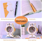 3D Calendar 2027, Unique 3D Memo Pad Tear Away Time Piece Calendar, Owl Clock Fun DIY Paper Carving Art 3D Desk Calendar Gift for Christmas, New Year - Image 5