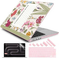 DONGKE Compatible with MacBook Pro 16 Inch Case (2026-2021 Release, M5 M4 M3 M2 M1 Pro/Max Chip), Plastic Hard Shell with Keyboard Cover & Screen Protector for MacBook Pro 16", Green Composition Book by DONGKE