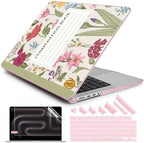 DONGKE Compatible with MacBook Pro 16 Inch Case (2026-2021 Release, M5 M4 M3 M2 M1 Pro/Max Chip), Plastic Hard Shell with Keyboard Cover & Screen Protector for MacBook Pro 16", Green Composition Book by DONGKE