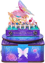 3D Memo Pad, 3D Calendar 2027, Time Piece Calendar, Tear-Off Calendars 2027, 3D Paper Carving Art Memo Pad, Art Carving Sticky Notes for Office Home Gifts Ornaments (Butterfly Loves Flower) by JCSY