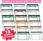 Large Teacher Desk Calendar 2026-2027 - Desktop Calendar 2026 - Image 3