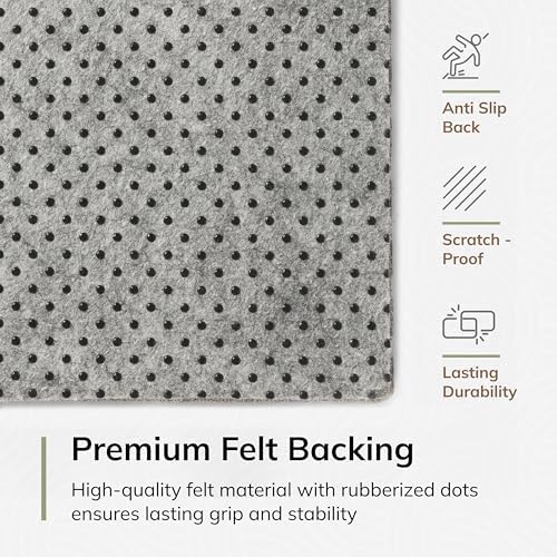 Anji Mountain 48" x 36" Rug'd Office Chair Mat for Carpet & Hardwood Floor - Image 6