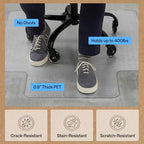 GORILLA GRIP Office Chair Mat for Carpet Floors, Heavy Duty 36x48 Clear - Image 4