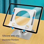 Wireless City Universal Tablet Stand for iPad with 360 Rotating Base, Foldable Adjustable Holder for Drawing, Compatible with iPad (6-13In) Pro/Air/Mini and More (Gray) - Image 7
