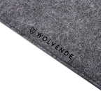 Premium Felt Desk Mat | Medium 12" x 36" | Multifunctional Desk Pad for Home Office | Mid Gray - Image 4