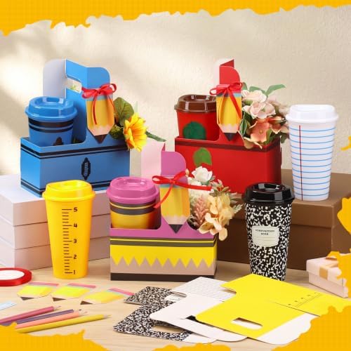 Qinyoung Back to School Teacher Gift Set, Plastic Cups, 24 Sets, Classic - Image 5