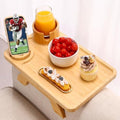 Bamboo Couch Arm Table,3 in 1 Clip-on Table,15.36" x 9.85" by Acanacle