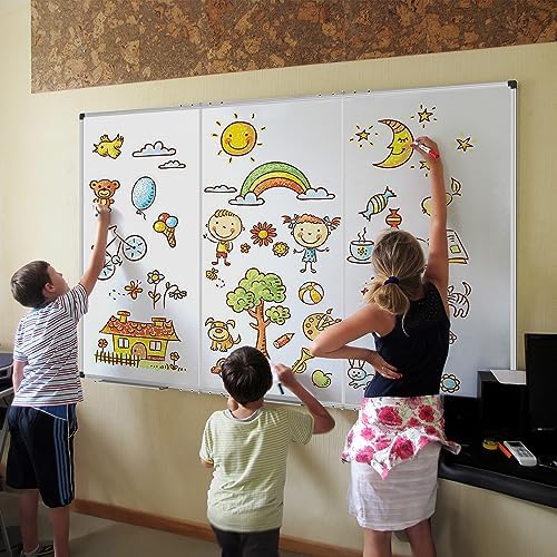 XBoard Magnetic Whiteboard 72 x 48 Inch, 6'x4' Dry Erase Board with Aluminum Frame | Foldable Wall-Mounted Whiteboard for Home Office, Classroom, Conference Room - Image 5