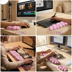 Cloud Wrist Rest Set for Keyboard & Mouse. Silky Fabric Surface - Image 4