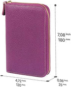 Londo Genuine Leather Padfolio – Portfolio Folder with Pencil Holder, Notepad & Zipper Closure for Business, Office & Travel - Image 2