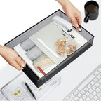 Neudeco Desk Drawer Organizer, 4 Pack Metal Mesh, Black - Image 5