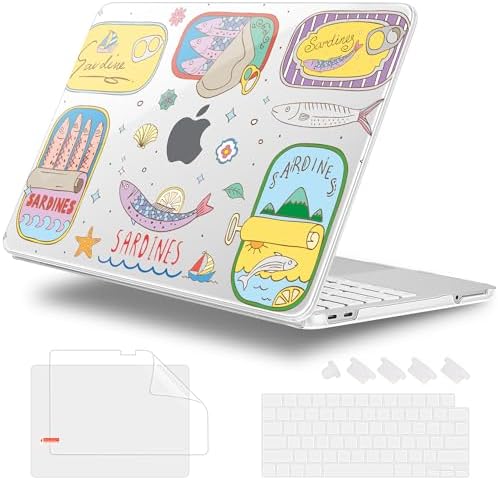 4-in-1 Hard Case for 2026 MacBook Neo 13 (A3404), Sardines by WelcomeViseNewitems