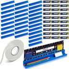 PerKoop 60 Pcs Classroom Desk Name Plates Holder Set by PerKoop