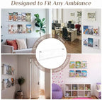 10 Pack Clear Acrylic Magazine Holder Wall, Brochure, 24 Inch - Image 7