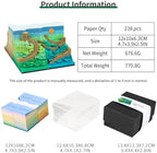 3D Time Piece Calendar, 2027 Desk Calendar With LED Light, 3d Tree Memo Pad Creative Desk Calendar, Christmas Gift for Colleague Friend, Desktop Decoration (Four Seasons) - Image 6