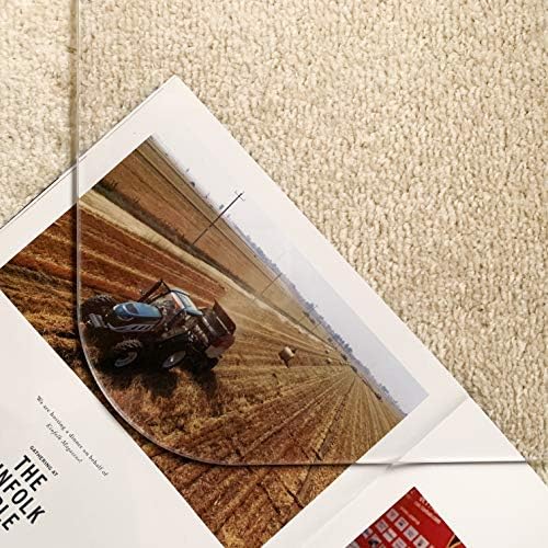 2Pack Crystal Clear 1/5" Thick 59" x 47" Heavy Duty Hard Chair Mat, Can be Used on Carpet or Hard Floor - Image 4