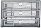 Annova Desk Organizer Wire Mesh 3 Tier Sliding Drawers Paper Sorter/Multifunctional/Premium Solid Construction for Letters, Documents, Mail, Files, Paper, Kids' Art Supplies (Silver) - Image 5