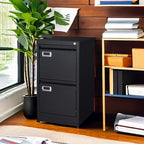BYNSOE 5 Drawer File Cabinet with Lock Metal Vertical File Cabinet Office Home Vertical File Cabinet for A4 Legal/Letter Size Narrow File Cabinet Locked,Assembly Required - Image 5