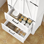 TEENFON Storage Cabinet with Doors & Adjustable Shelf - Image 5