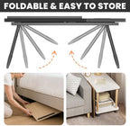 Laptop Bed Desk, 5-Angle Adjustable Bed Laptop Table with Cup Holder - Image 4