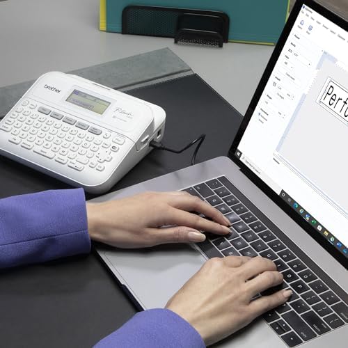 Brother P-Touch PT-D410VP Home / Office Advanced Label Maker | Connect via USB to Create and Print on TZe Label Tapes up to ~3/4 inch - Image 4