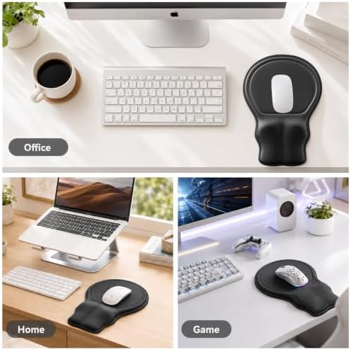 Ergonomic Mouse Pad with Wrist Rest, Extended Forearm Support - Image 7