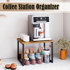 MARTY Countertop Organizer,17.1"x12.4", Cabinet Organizer Microwave Stand - Image 4